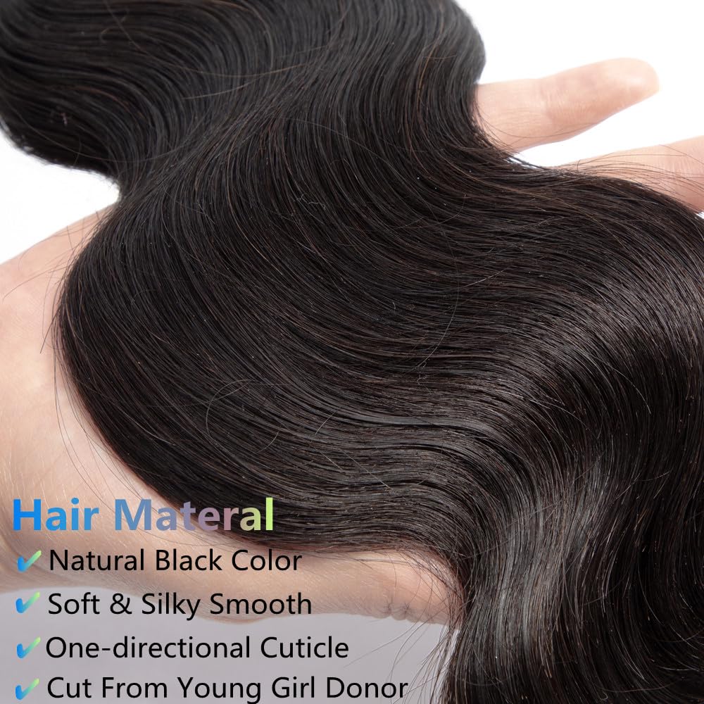 Superfect Brazilian virgin hair in natural black offers authentic texture and easy styling.