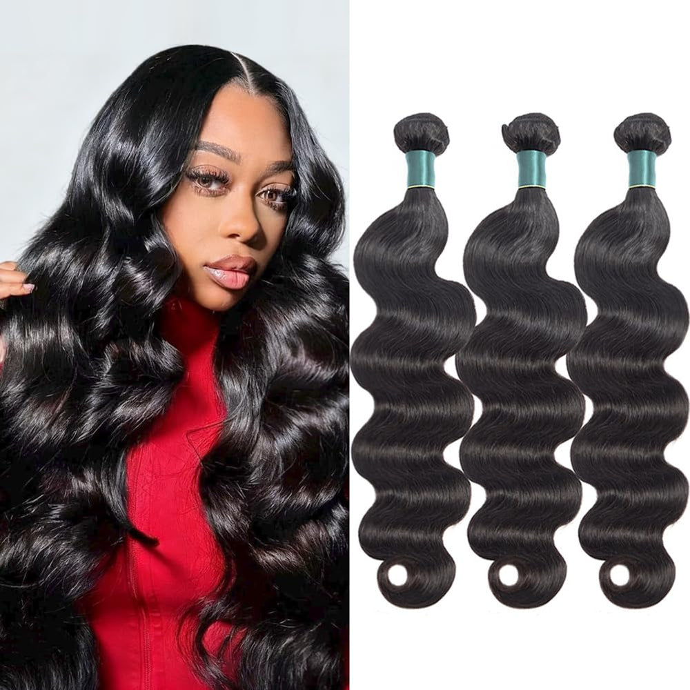 Superfect body wave bundles 20-inch reveal versatile length for stylish everyday wear.