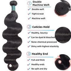 Superfect body wave bundles 22-inch offer dramatic length with smooth, tangle-free performance.