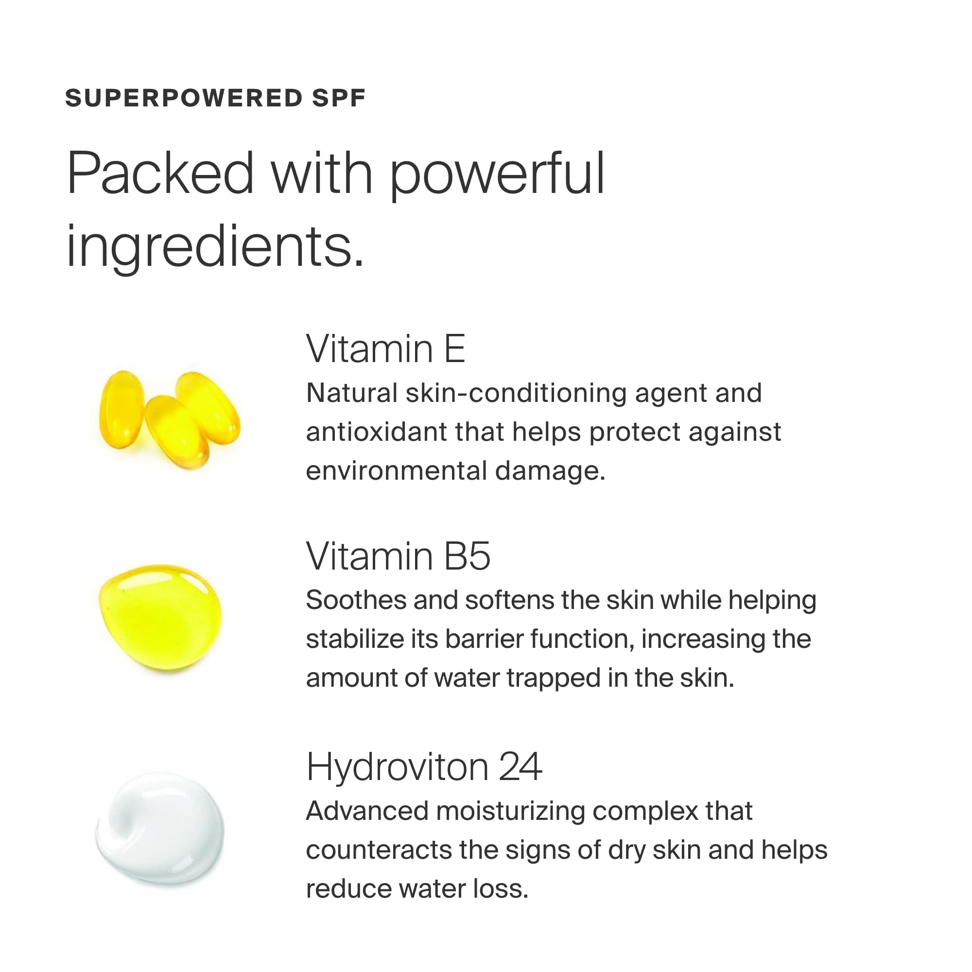 Supergoop City Serum texture swatch highlights light, non-greasy feel.