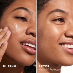 Supergoop! Every. Single. Face. Watery Lotion swatch reveals a clear, cooling formula.