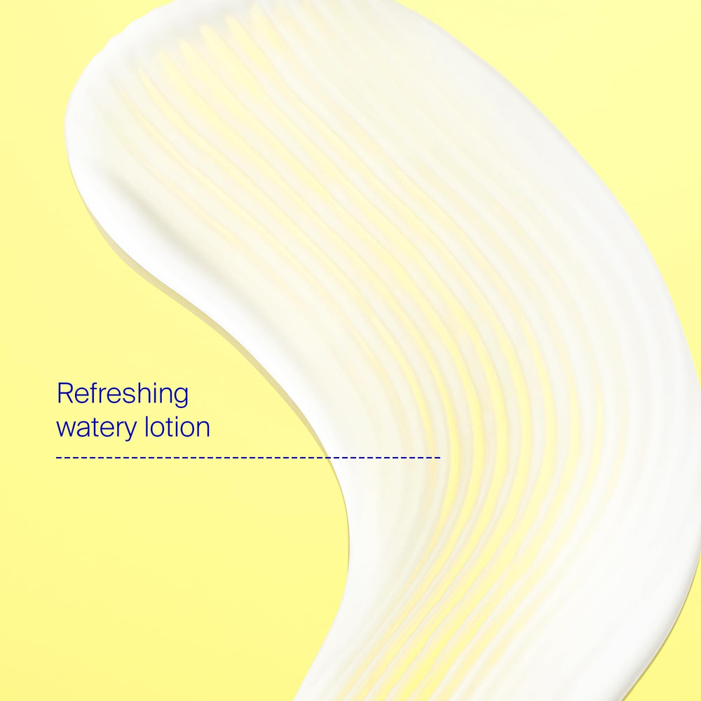 Supergoop! Every. Single. Face. Watery Lotion texture close-up showing a barely-there finish.