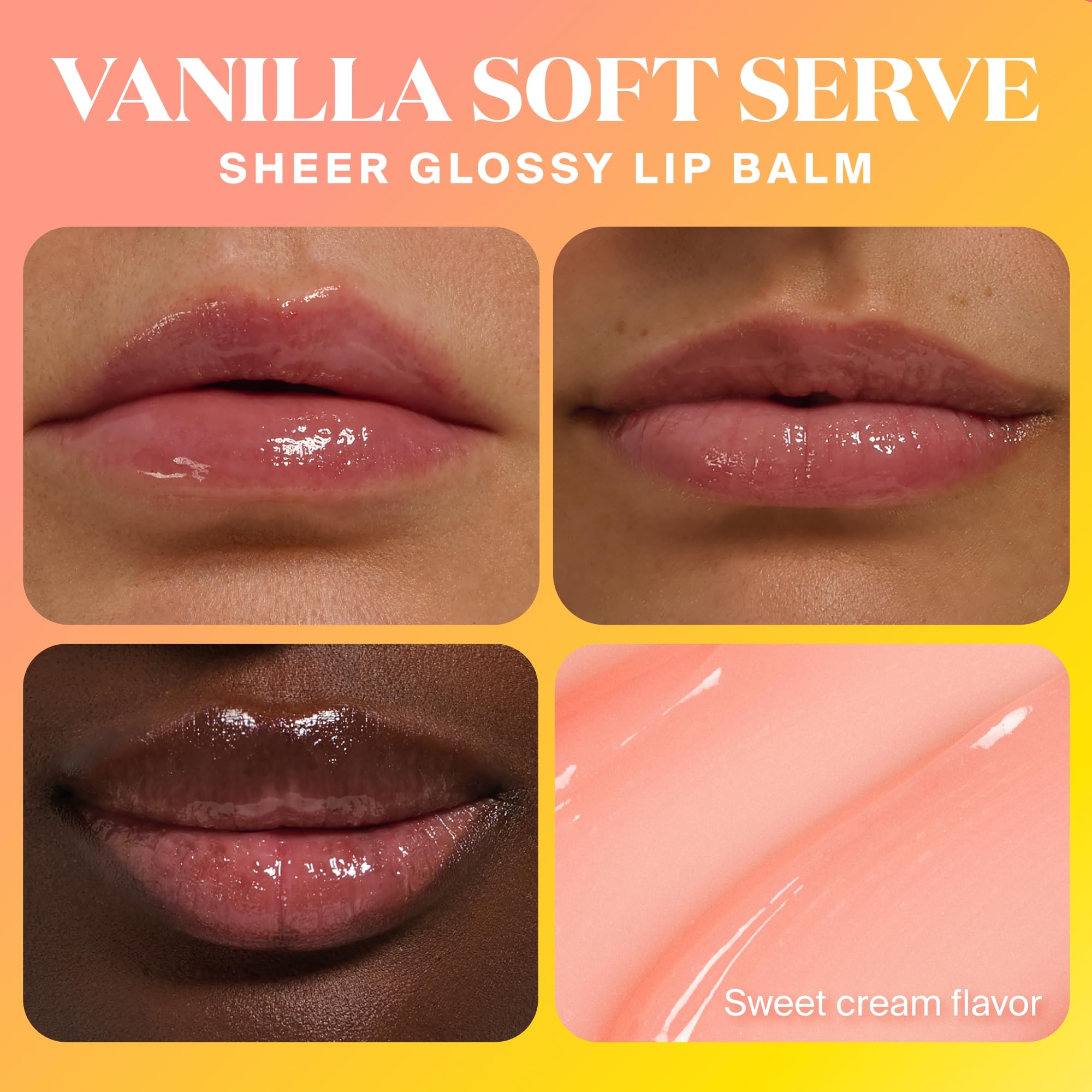Supergoop! Glow Gloss contains shea butter for deep moisture and smoother lips.