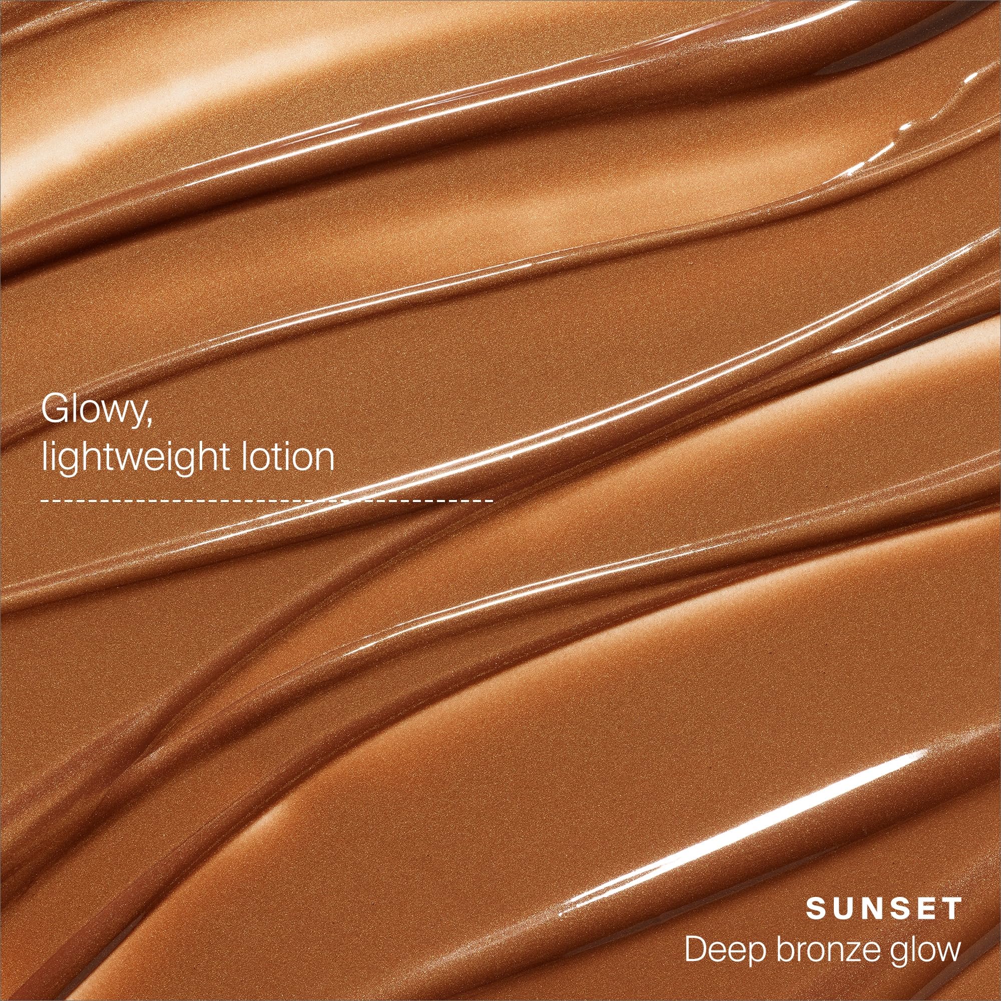 Supergoop Glowscreen Sunset swirl on skin demonstrates pearlescent bronze tint for glow