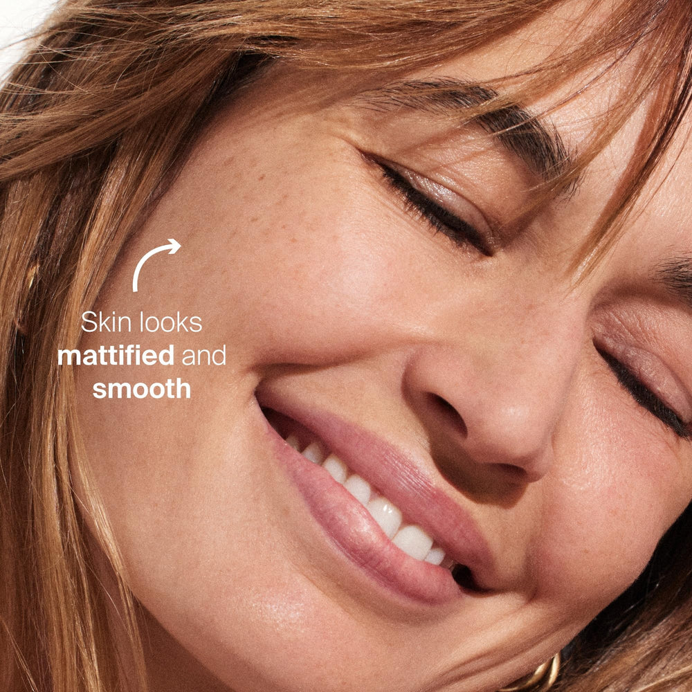 Supergoop! Mineral Mattescreen packaging highlights oil-free formula and SPF 40.