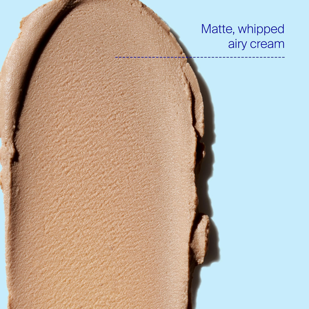 Close-up of texture for Supergoop! Mineral Mattescreen reveals a smooth, matte finish.
