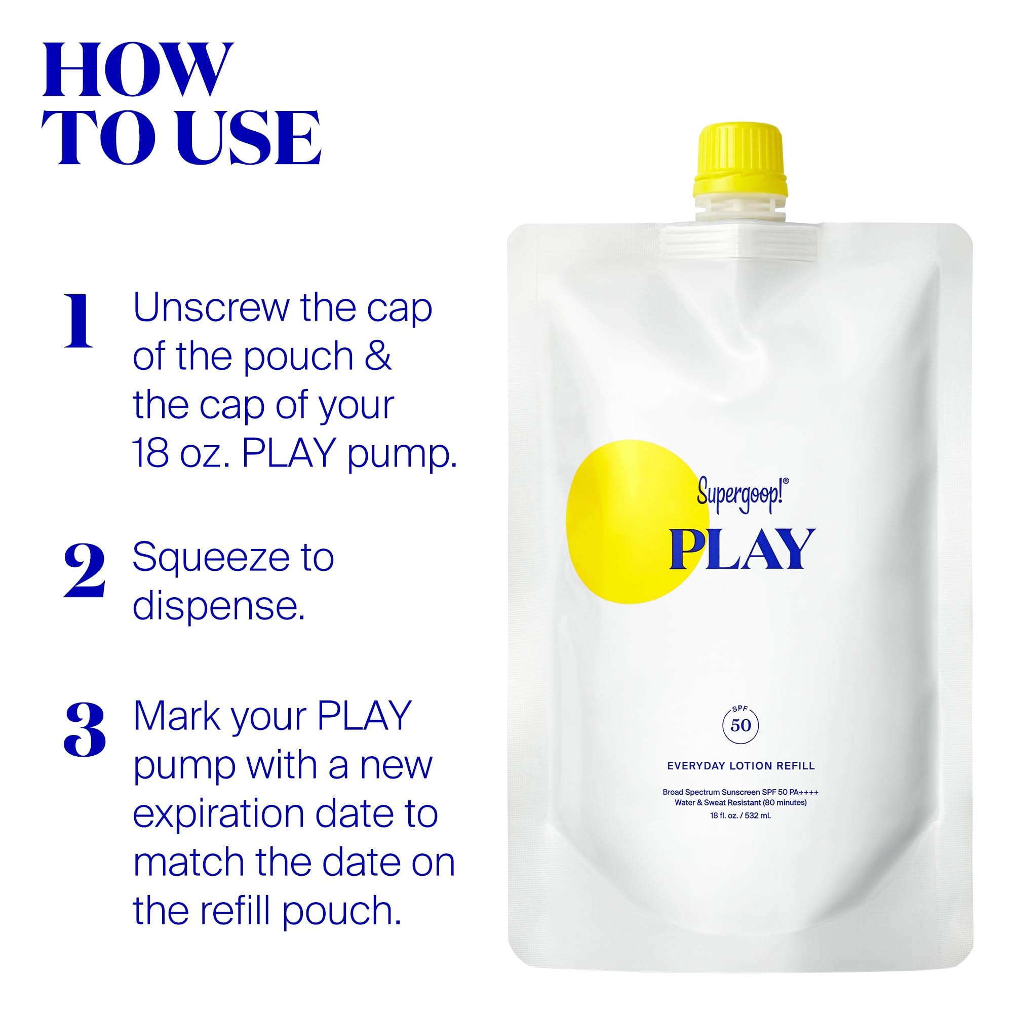 Sunflower and rosemary extracts in Supergoop! PLAY Everyday Lotion SPF 50 for antioxidant nourishment