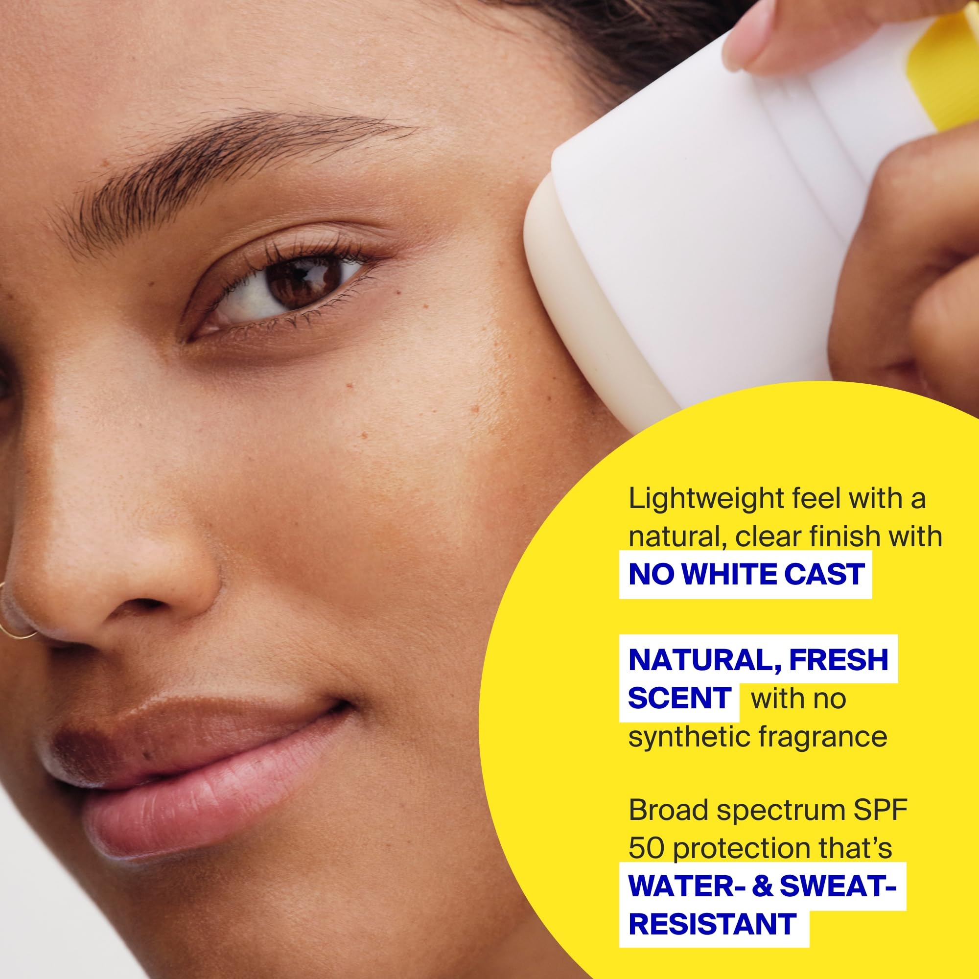 Cap-off view of Supergoop PLAY Everyday Sunscreen Stick highlights its compact, travel-friendly protection.