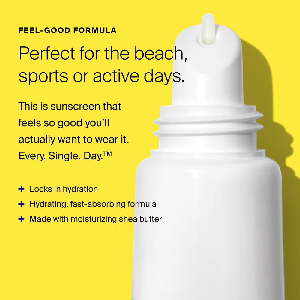 Supergoop! PLAY Lip Balm with Acai tube close-up shows creamy texture and SPF protection.