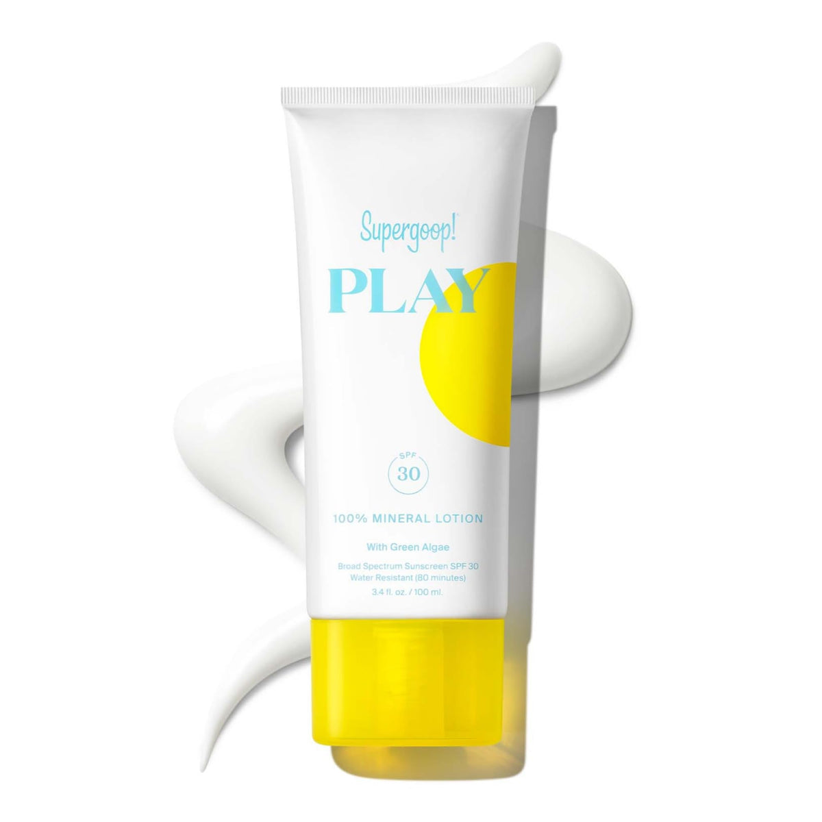 Supergoop! PLAY Mineral Lotion front view for daily sun protection.