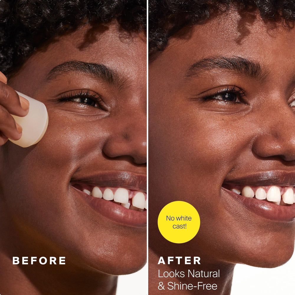Supergoop Unseen Sunscreen Stick delivers clear finish with no white cast