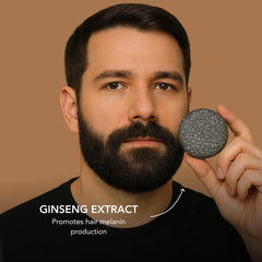 Barra de champú de Superior Mane con ginseng y karité para suavizar y nutrir