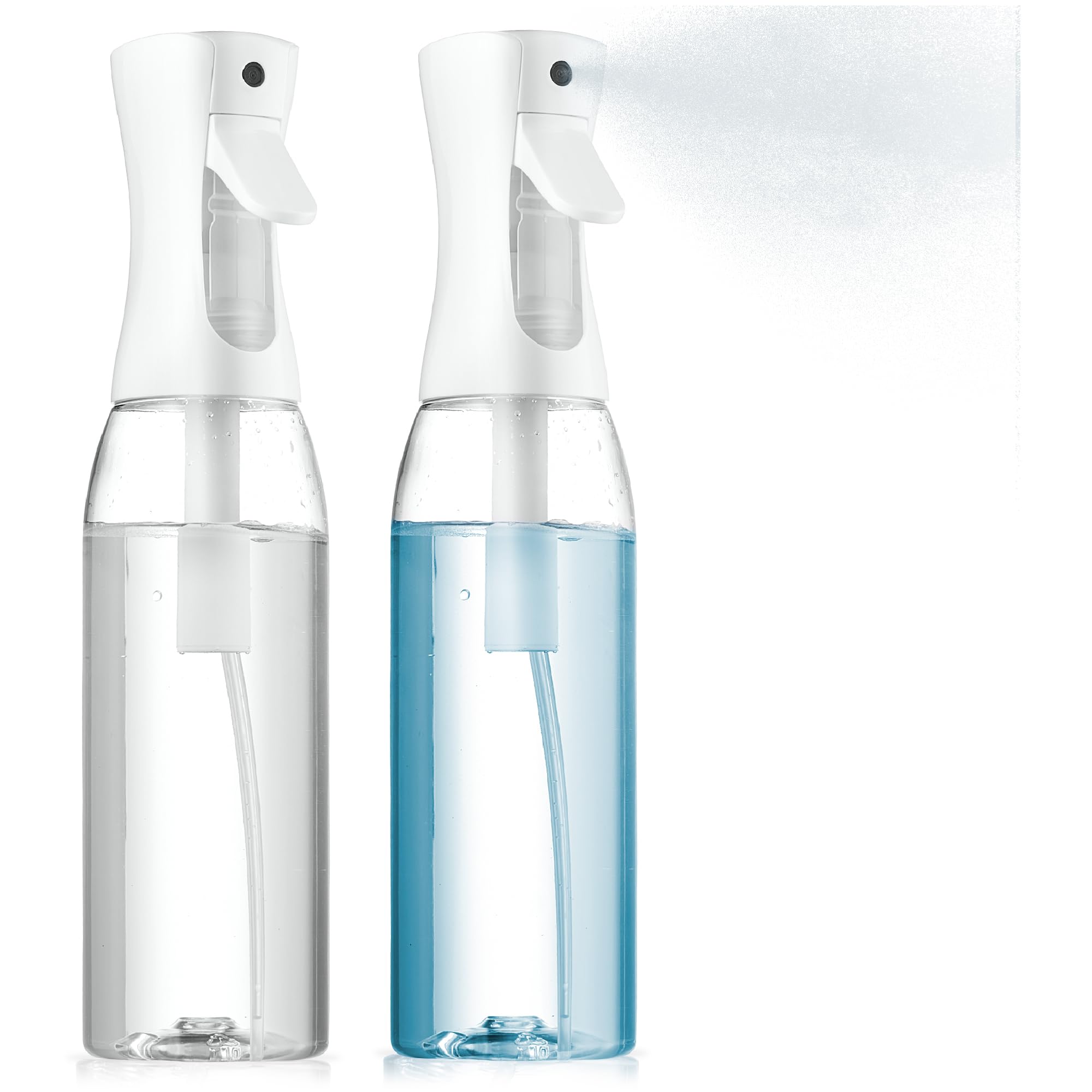 SUPER+ 2-pack continuous spray bottles for hair deliver even, salon-quality mist.