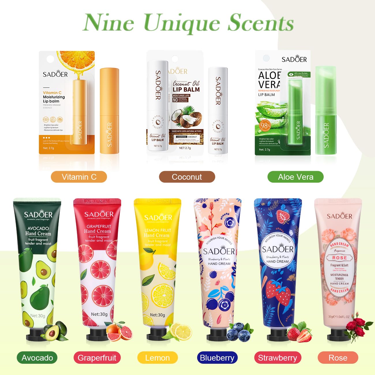 SUPERSUN lip balm Coconut and Aloe Vera for soothing moisture