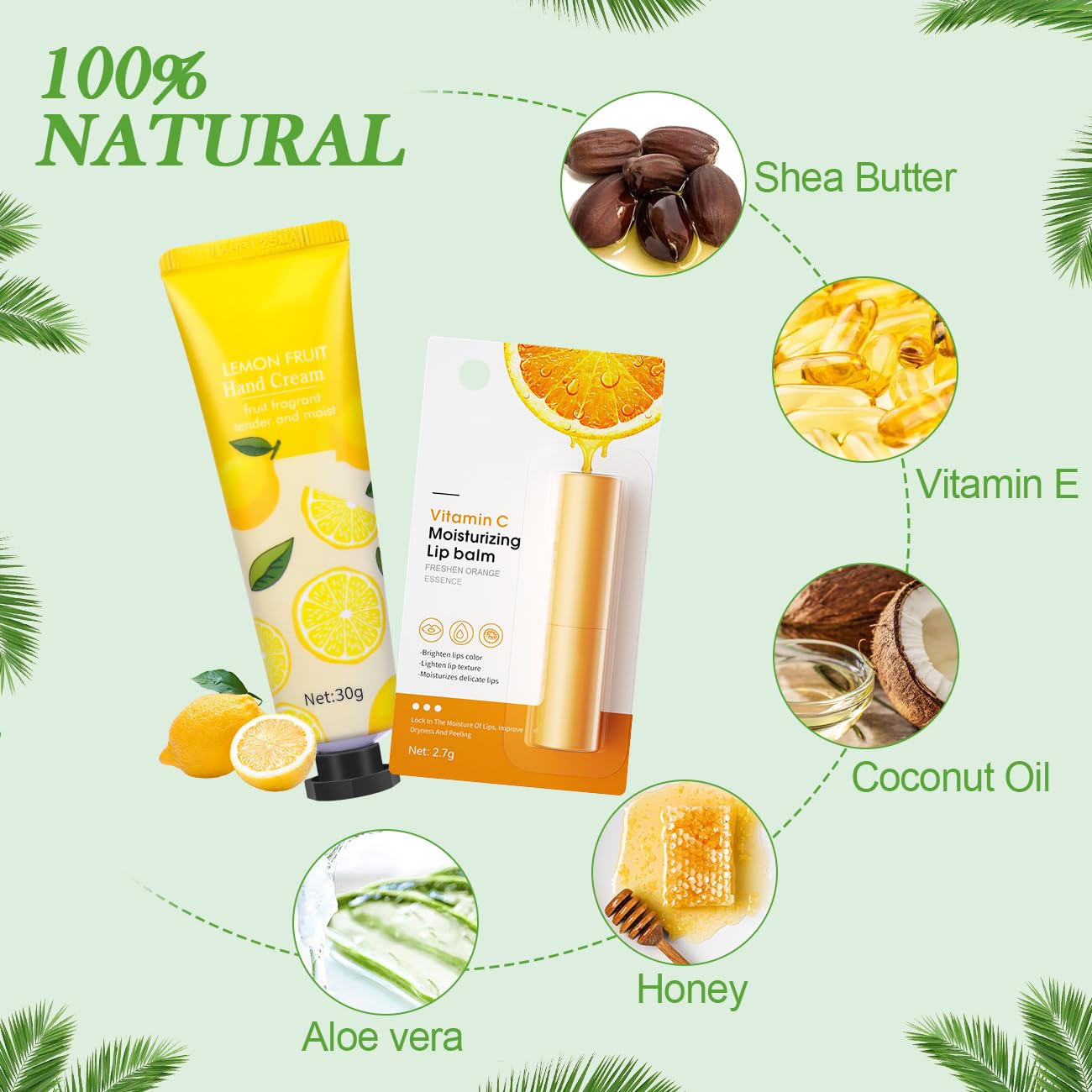 SUPERSUN lip balm Vitamin C for antioxidant glow and soft lips