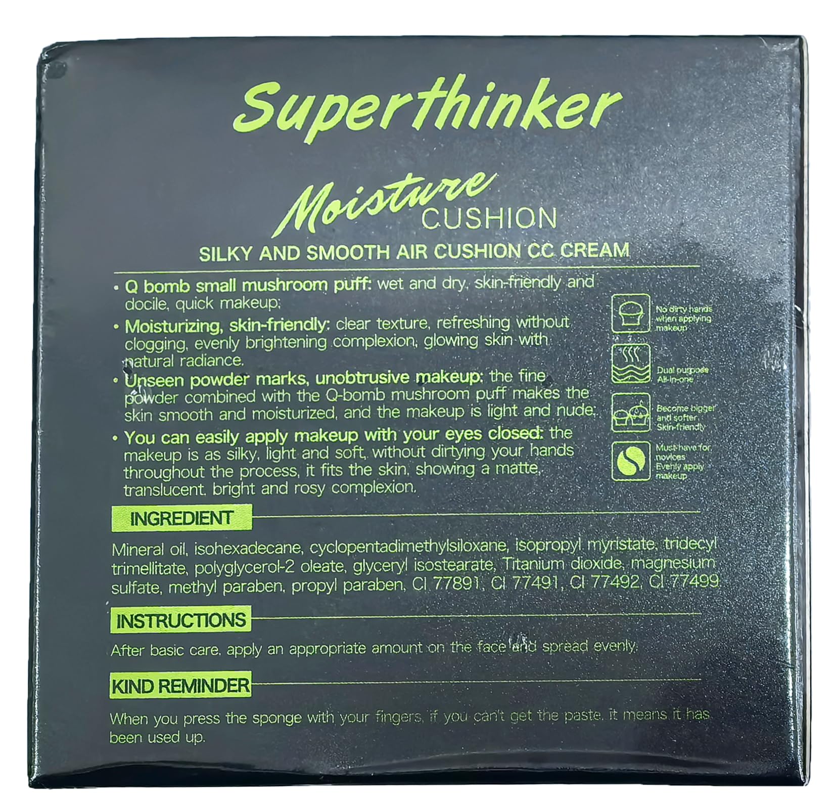 SuperThinker finishing spray and application steps guide image