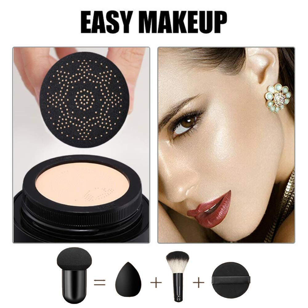 SuperThinker pore-blurring coverage close-up reveals natural glow
