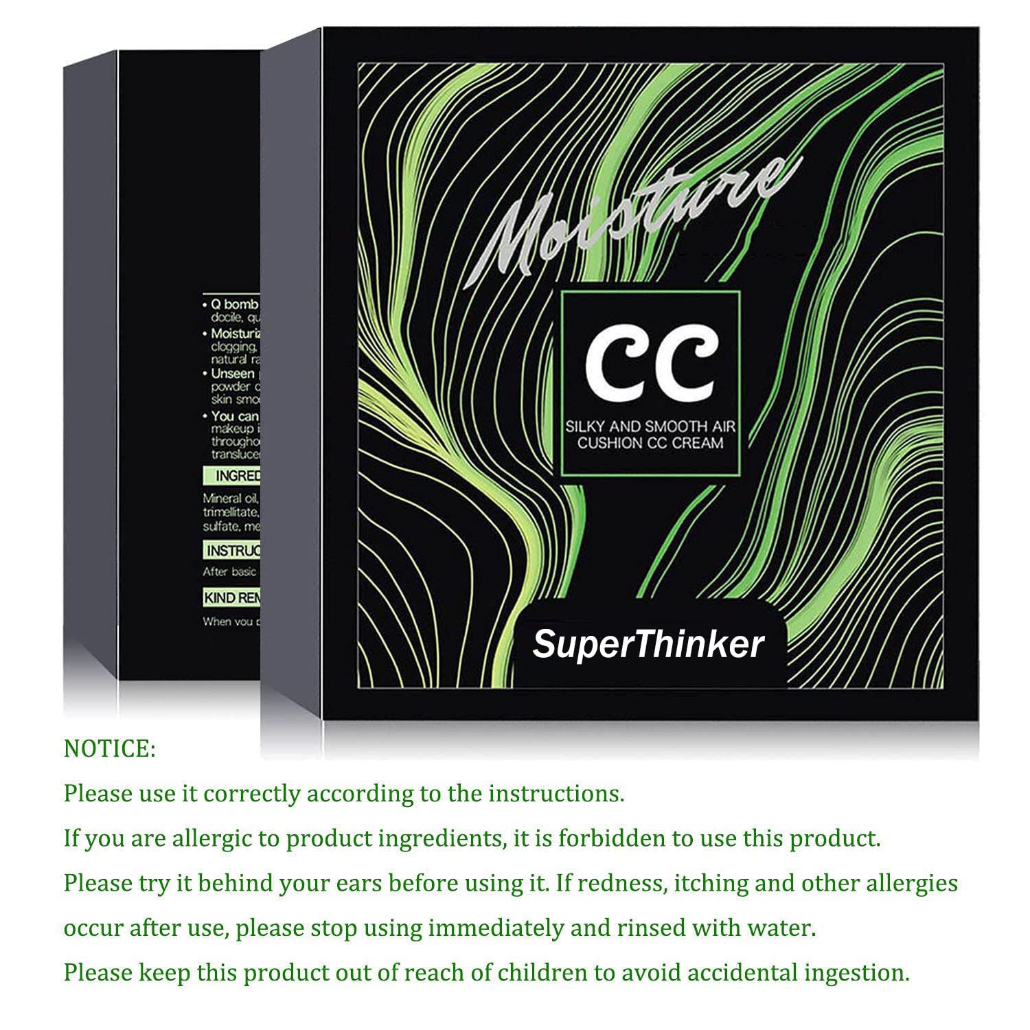 SuperThinker stamp-and-pat technique guide image for best results