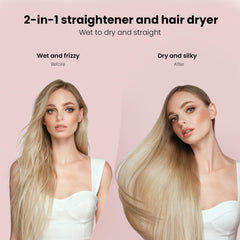 SUPGALIY hair straightener LCD display for easy temperature control