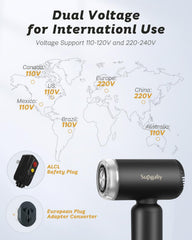 SUPGALIY travel dryer with lightweight ergonomic grip for comfortable daily use.
