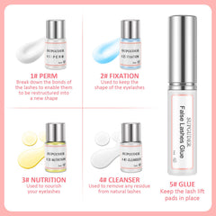 SUPGUDER adhesive and tools for accurate lash lift application
