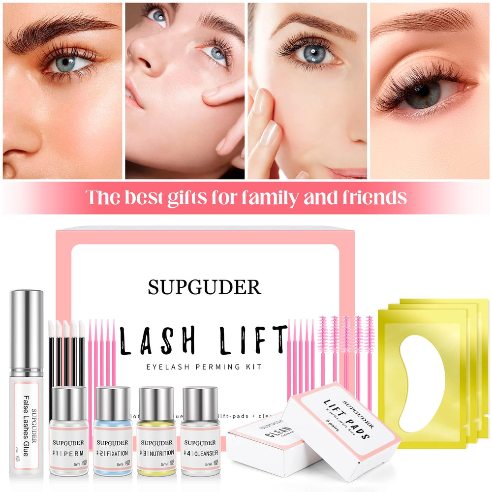 Step-by-step SUPGUDER lash lift application guide image
