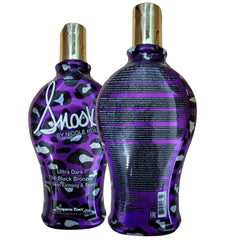 Supre Snooki Ultra Dark 70x bottle pour demonstrates easy dispensing for quick applications