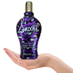Supre Snooki Ultra Dark 70x lotion texture close-up highlights smooth feel