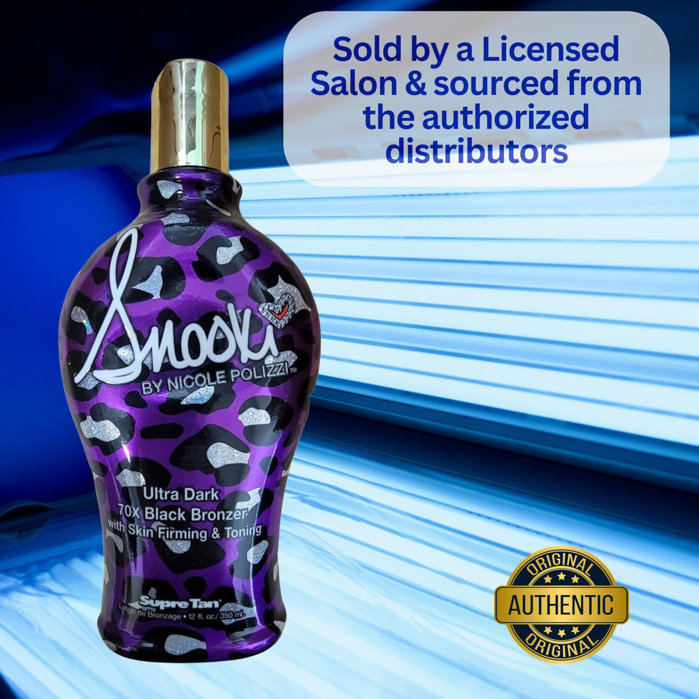 Supre Snooki Ultra Dark 70x skin after tanning shows deep bronze glow