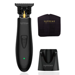 Supreme Trimmer T Shaper battery life indicator aids cordless planning.