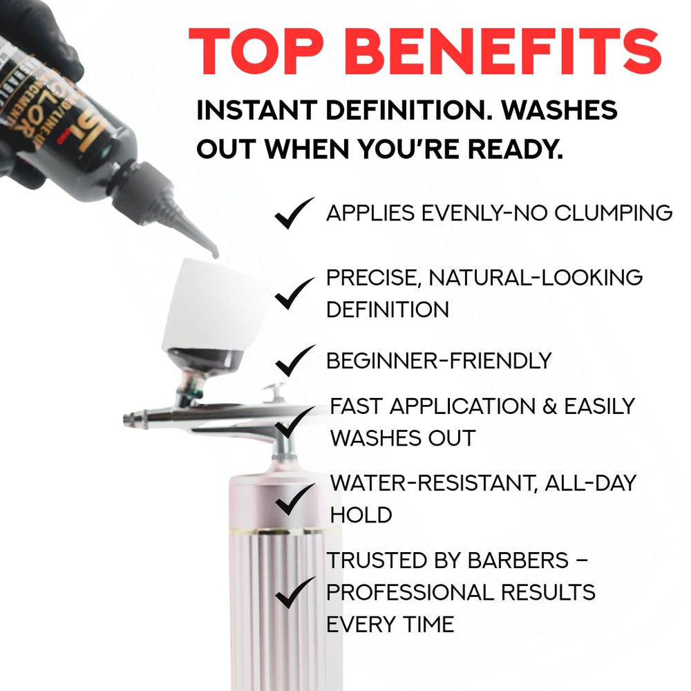 Supreme Trimmer thinning-area ink covers sparse spots for fuller look.