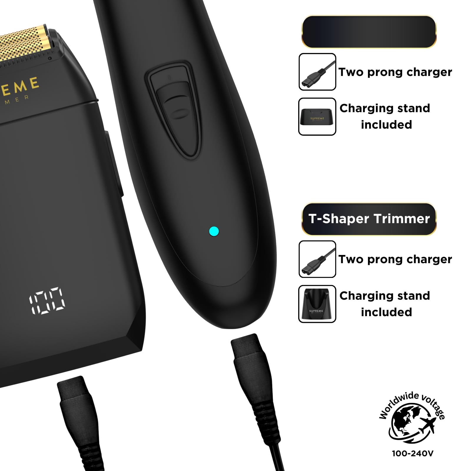 Supreme Trimmer travel case shows portable kit for on-the-go grooming.