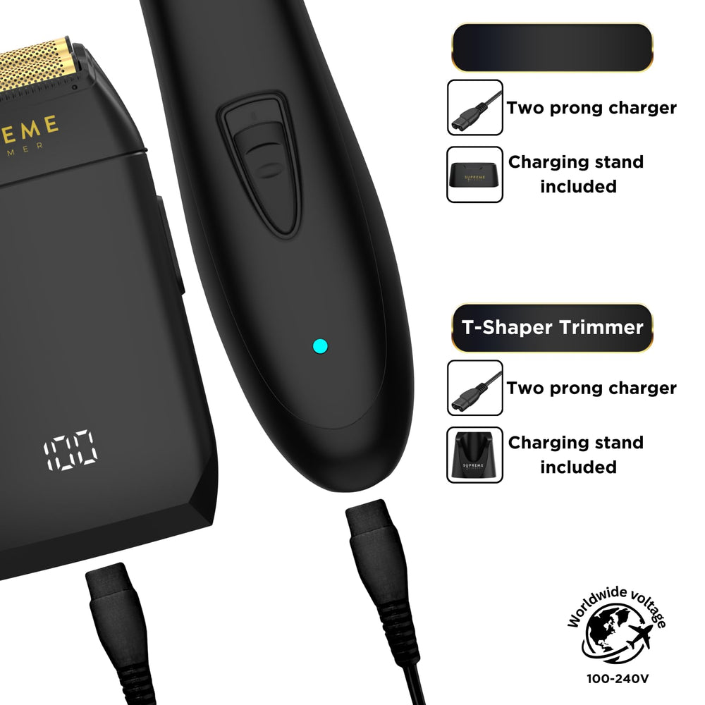 Supreme Trimmer travel case shows portable kit for on-the-go grooming.