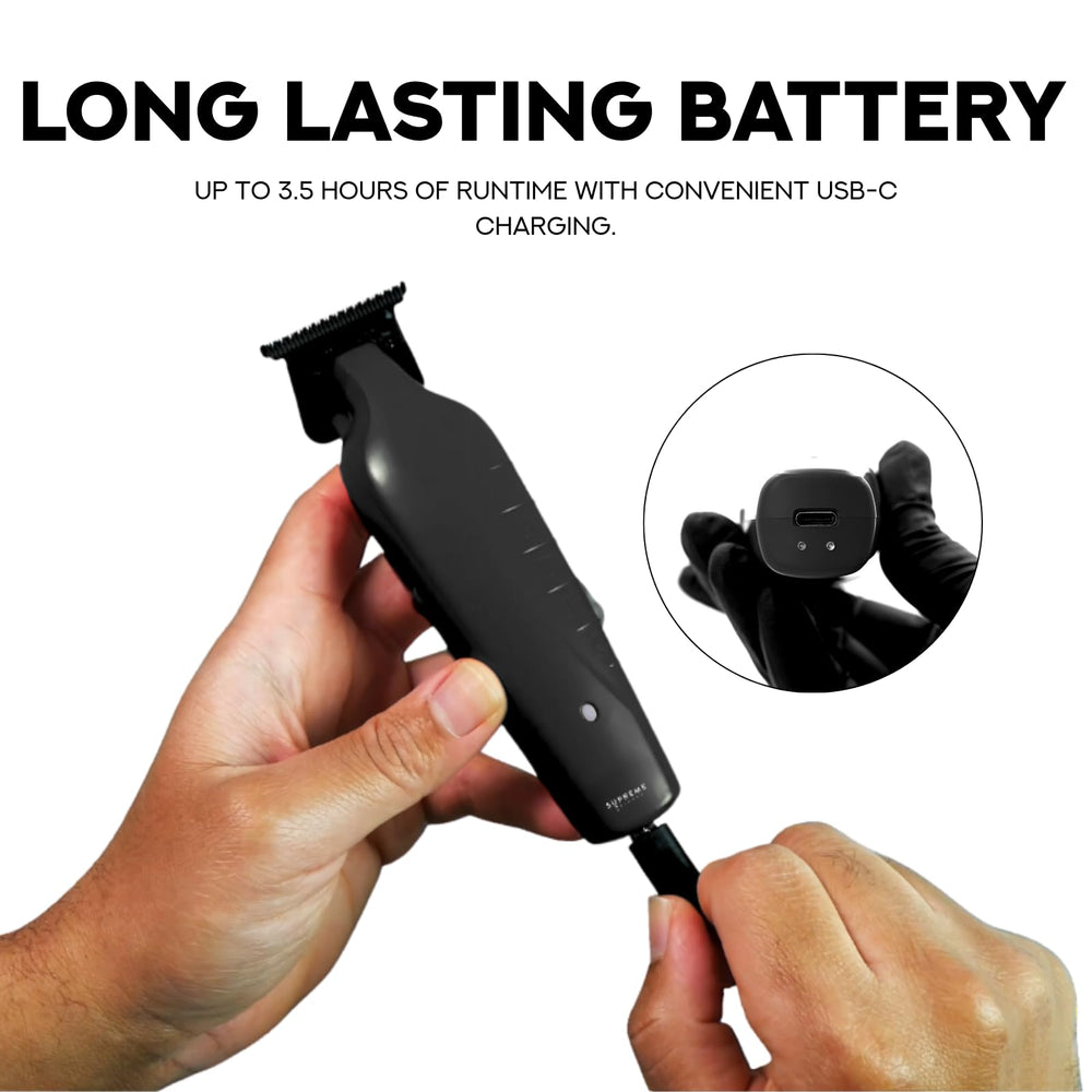 Supreme Trimmer Vader ST3778 USB-C charging keeps you powered.