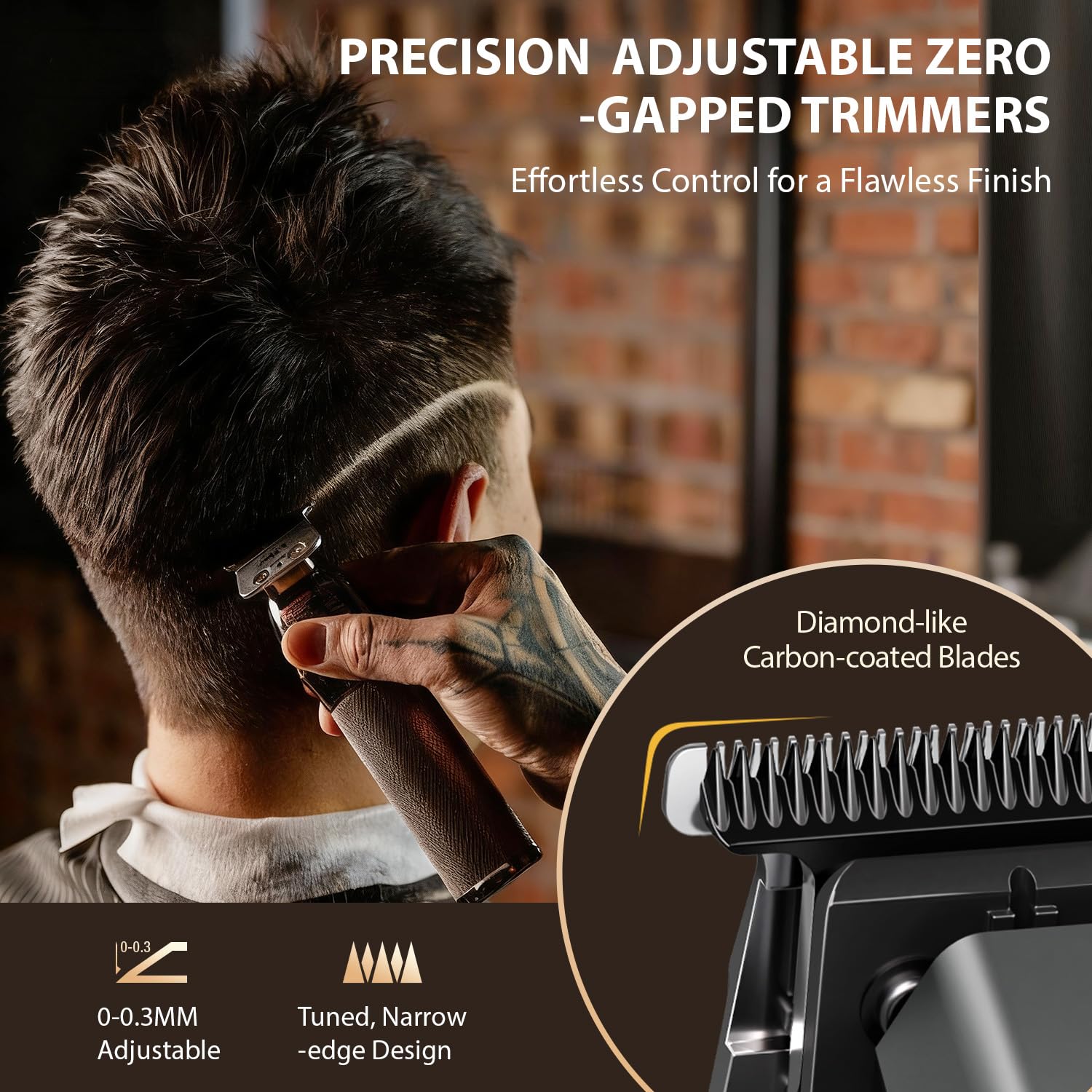 SUPRENT built-in oil system keeps blades lubricated for consistent performance.