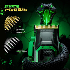 SUPRENT FANGS ergonomic pro-design offers comfortable grip for long sessions.