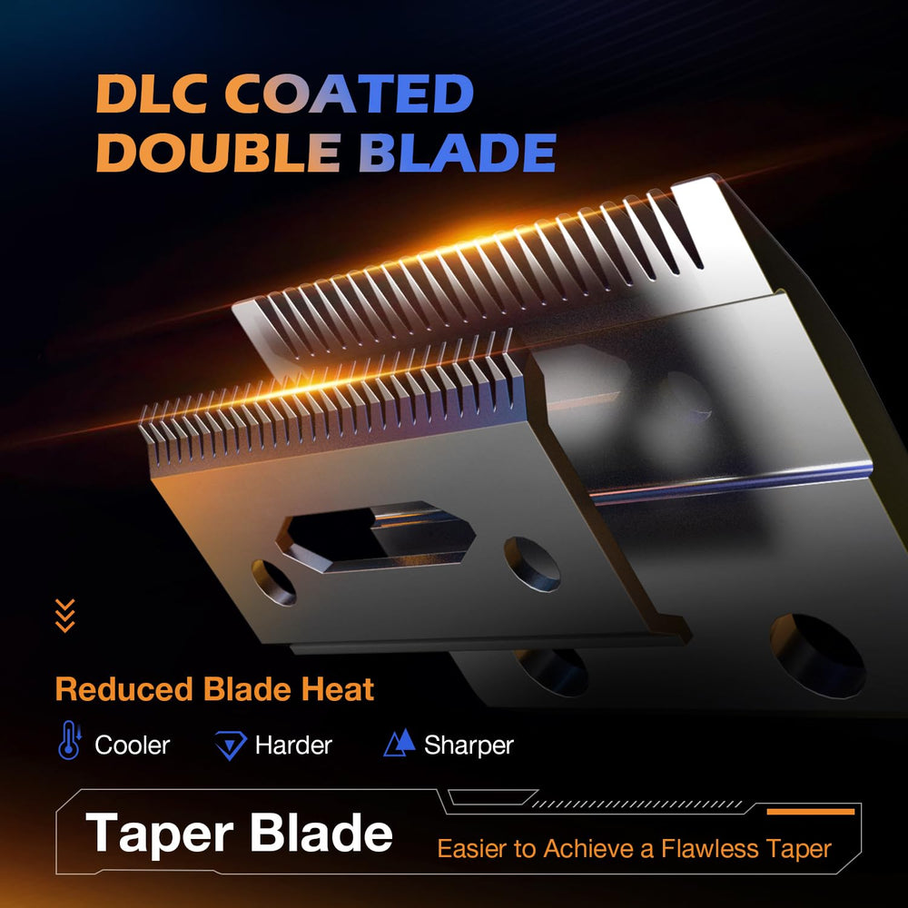 SUPRENT PRO DLC ceramic blade close-up emphasizes sharpness and cool operation