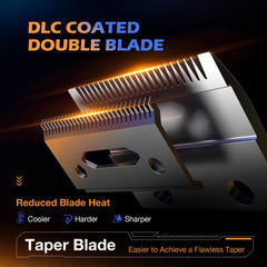 SUPRENT PRO DLC ceramic blade close-up emphasizes sharpness and cool operation