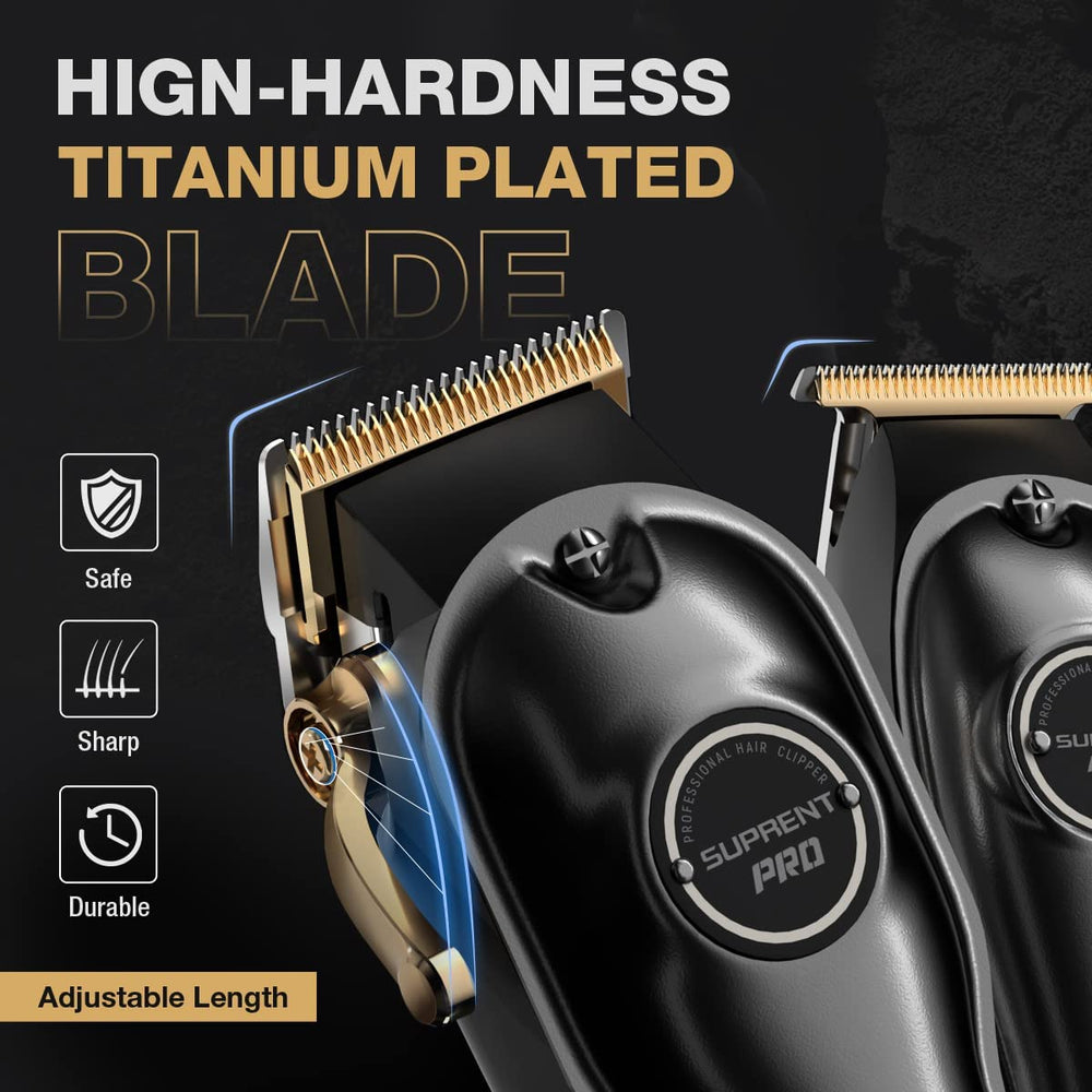 SUPRENT PRO six-guard clip kit for versatile fades and lengths