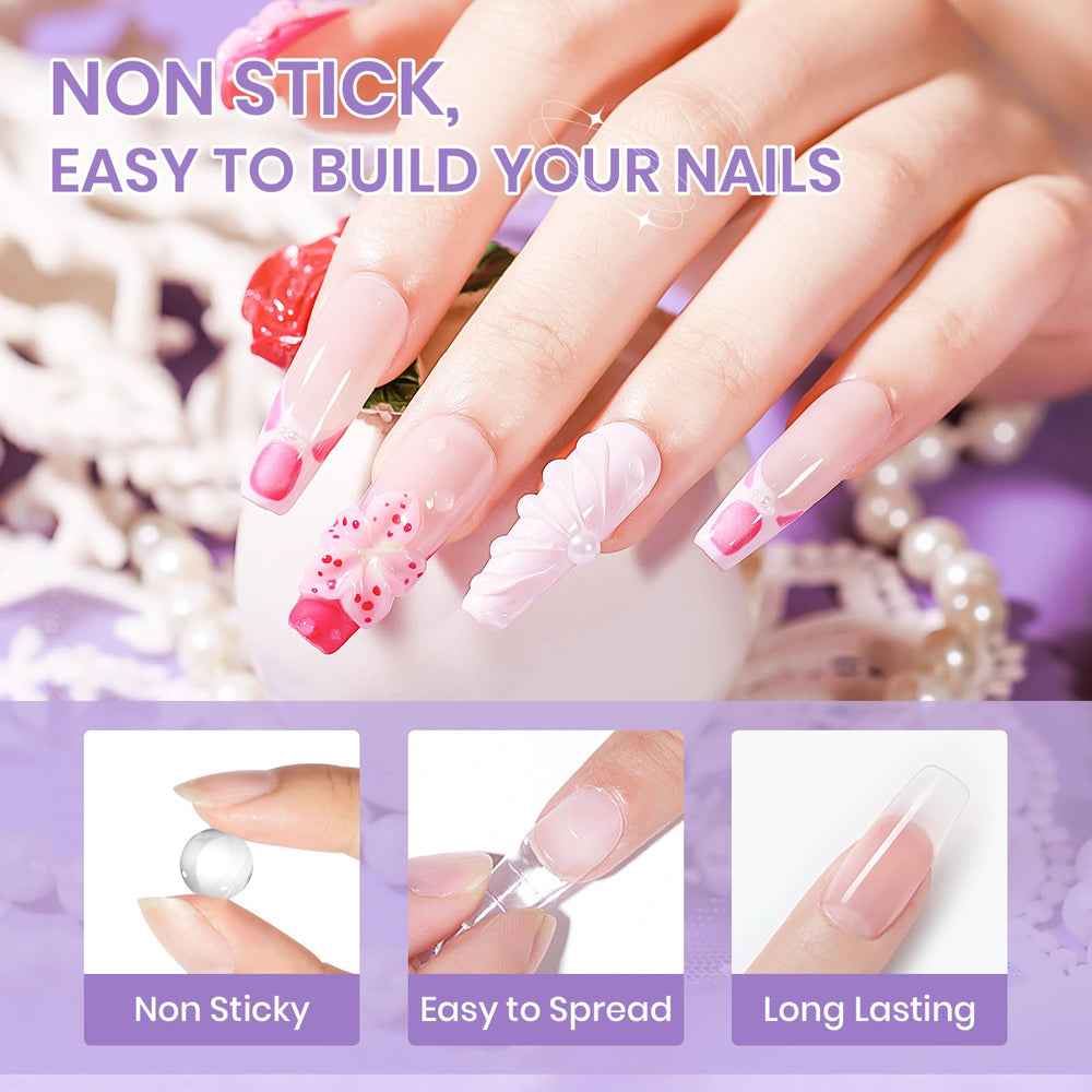 SUPWEE 24-piece nail extend molds enable precise shapes.