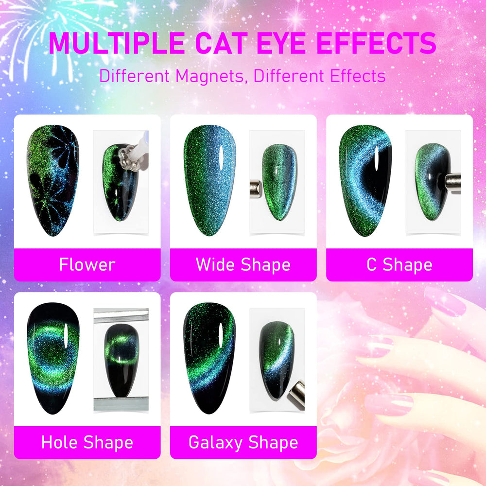 SUPWEE galaxy hole effect adds space-inspired drama to nails