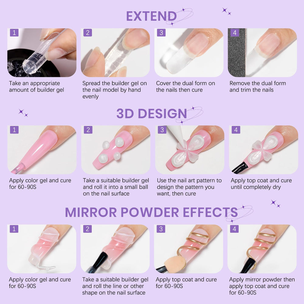 SUPWEE nail file tool included for finishing edges