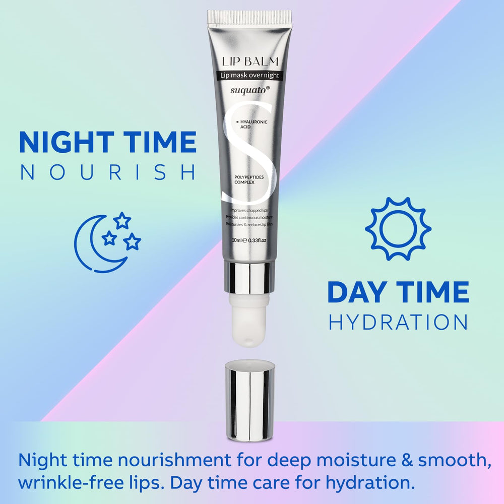 Suquato hyaluronic acid plumping gloss close-up showing glow