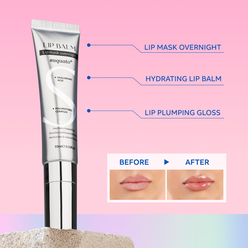Suquato lip mask overnight image for smooth lips by morning