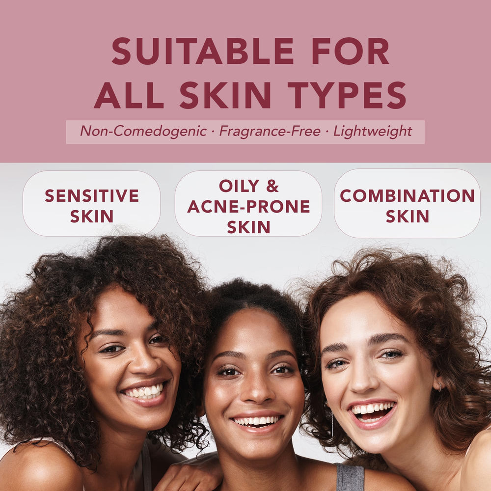 Suquato skin-texture-improvement close-up shows smoother, clearer complexion potential.