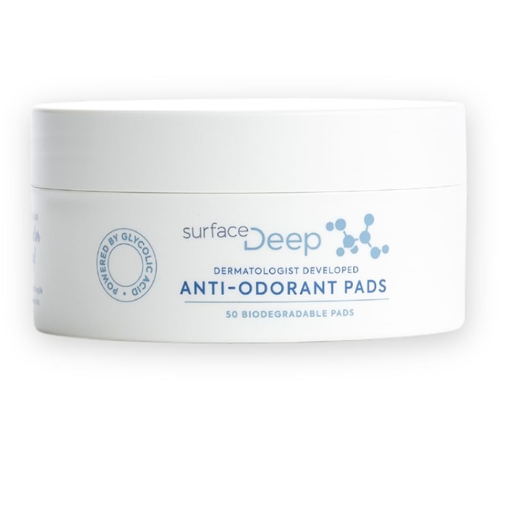 Surface Deep Anti-Odorant Pads jar closeup highlighting residue-free use.