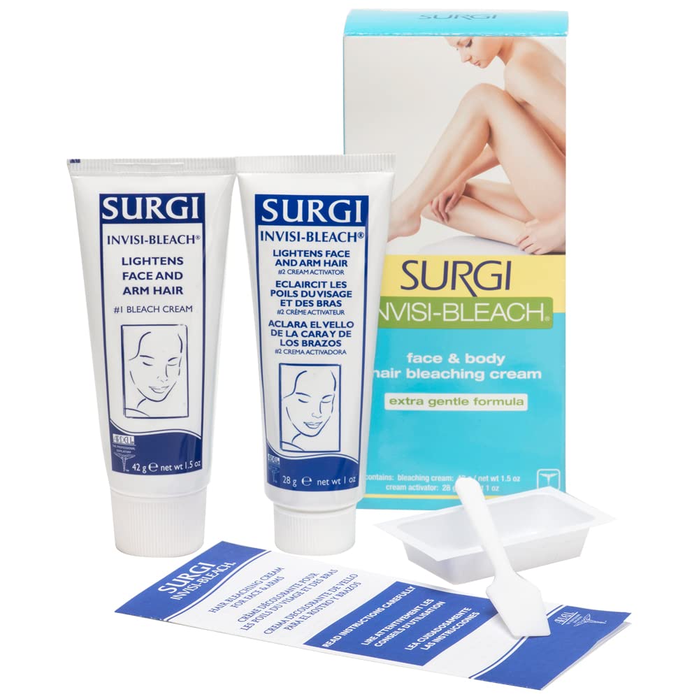 Surgiwax use on arms and legs suggests subtle lightening results.