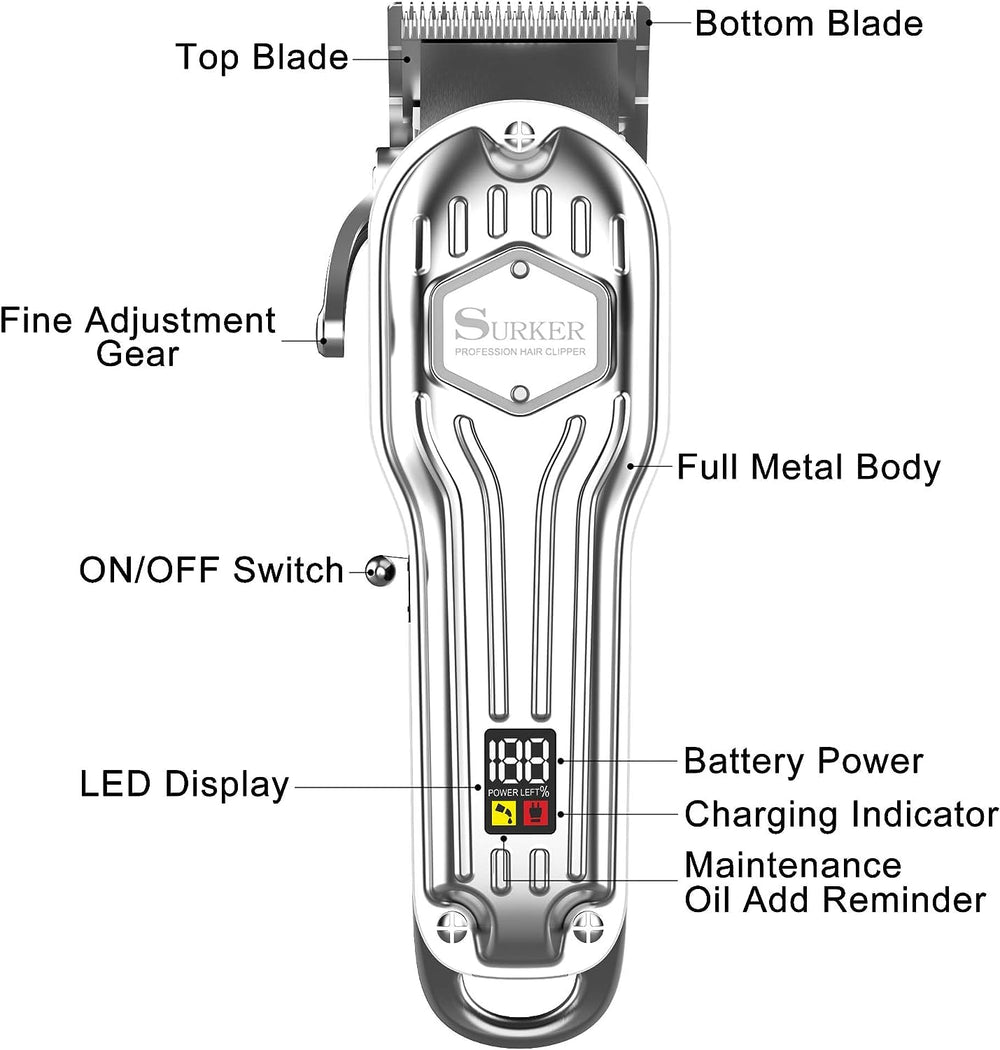 SURKER length adjustment lever lets you tweak from 0.8 to 2.0 mm quickly