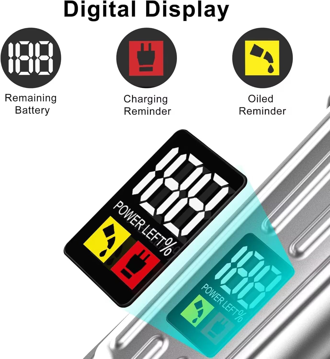 SURKER rechargeable battery delivers long run time for extended grooming sessions