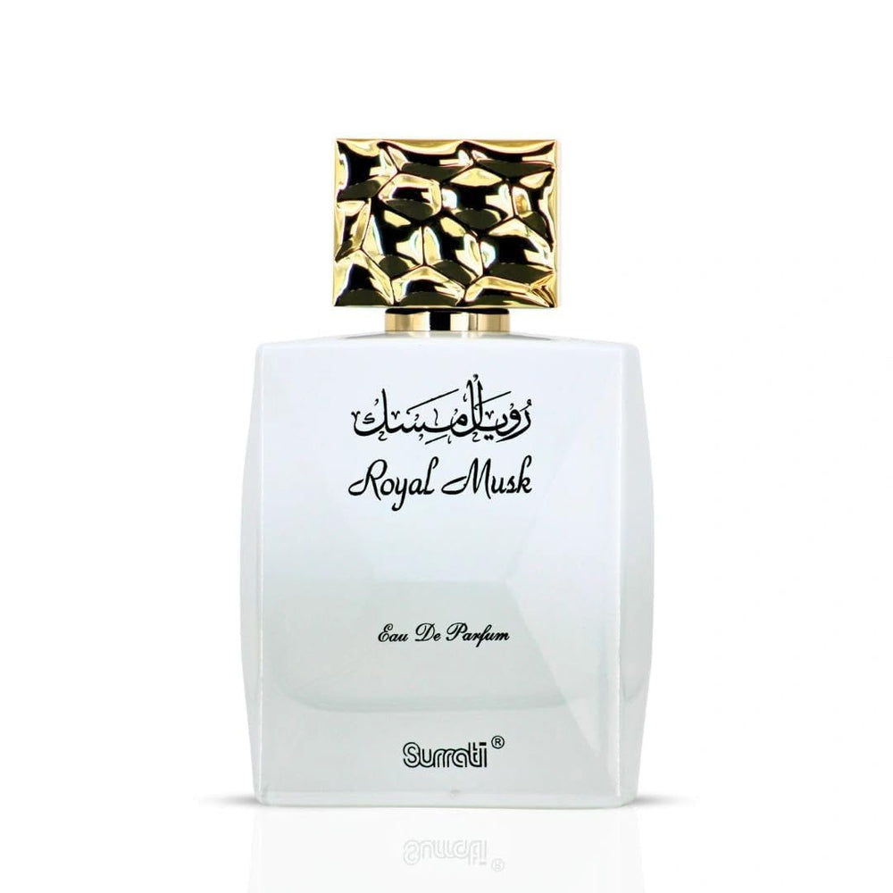 Surrati Royal Musk EDP rose note detail showcasing feminine allure.